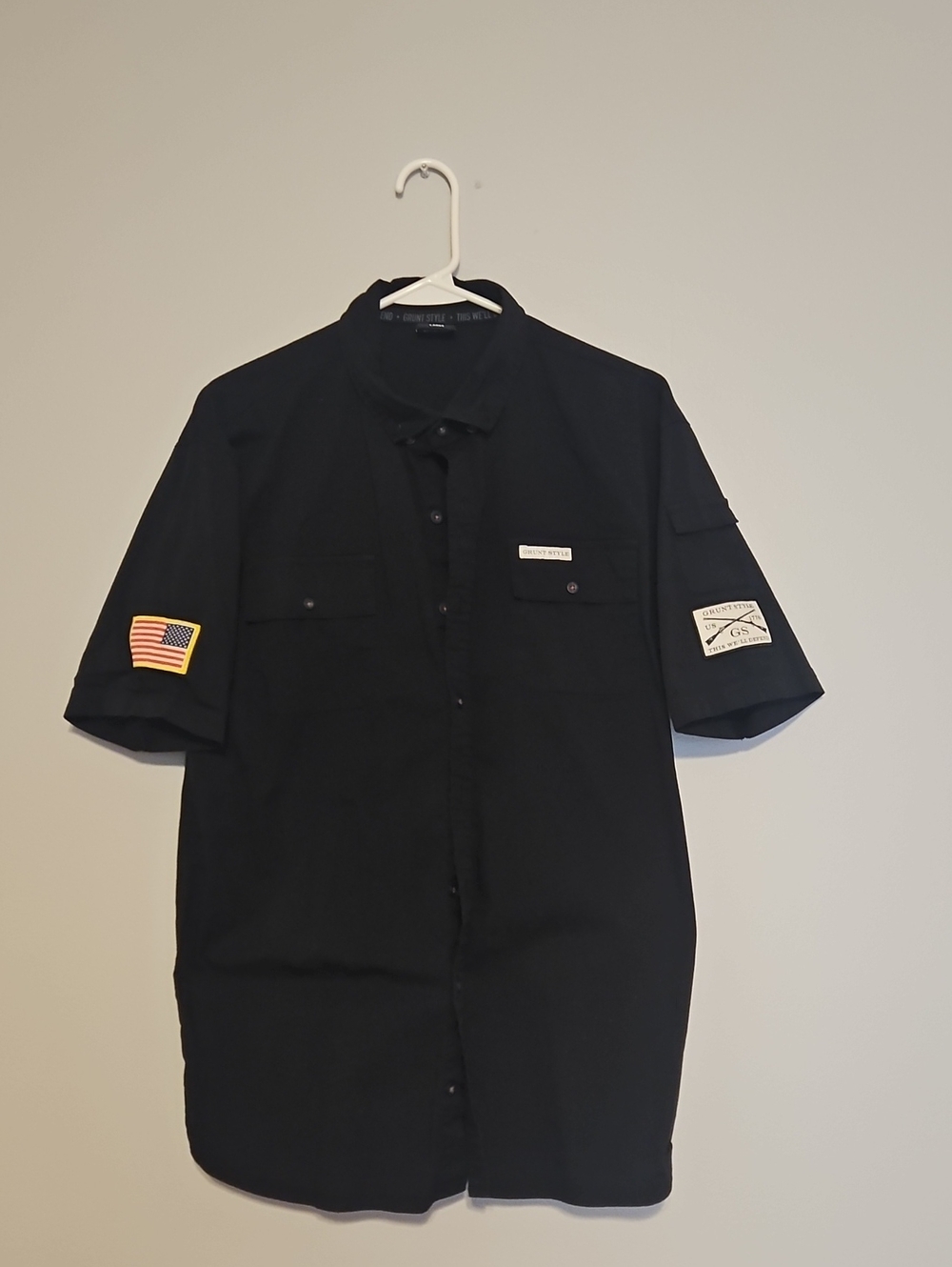 Grunt Style Button Up